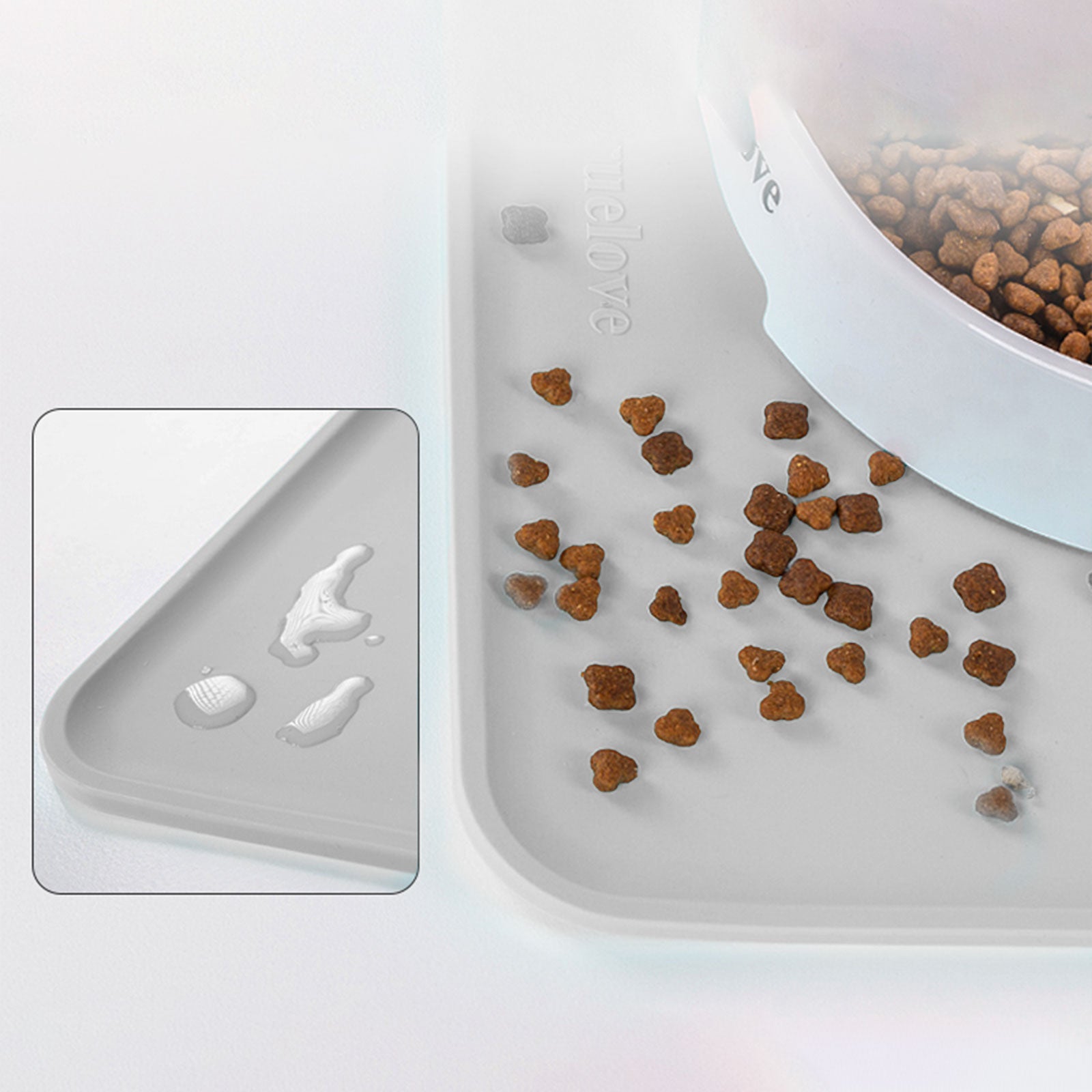 Silicone waterproof mat - glacier grey - NuSea