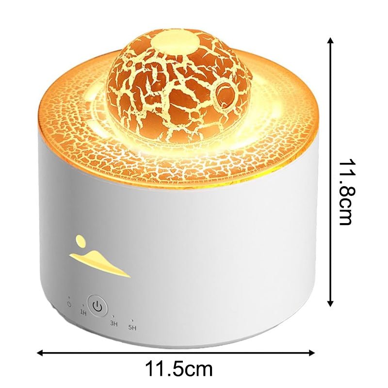 Simulation Flame Essential Oil Diffuser Tabletop Lamp Humidifier - USB Plugged in - NuSea