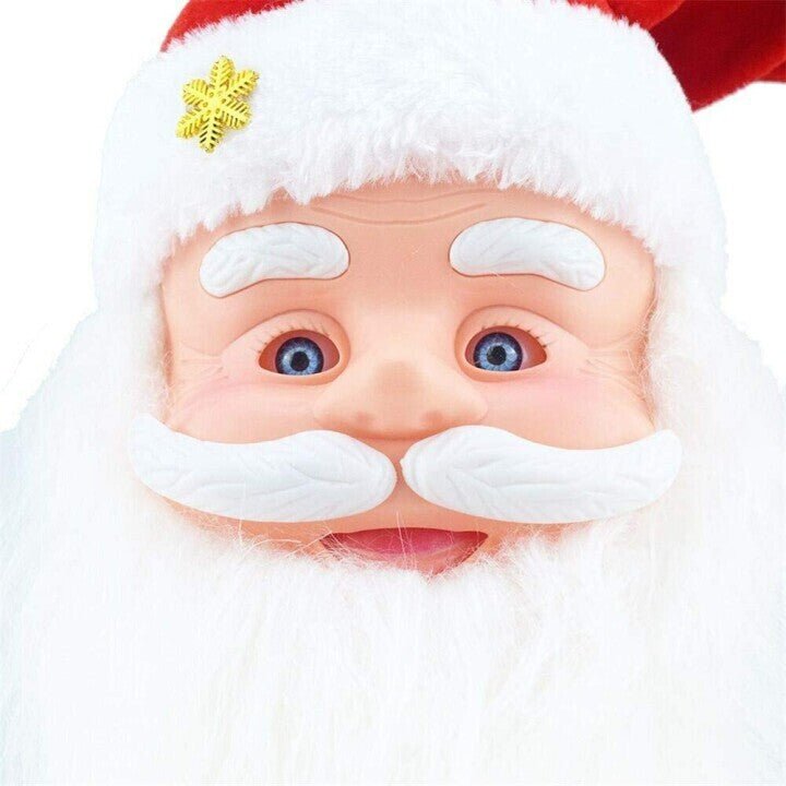 Singing Moving Eyes And Beard Shaking Hat Music Santa Claus Xmas Christmas Decor - NuSea