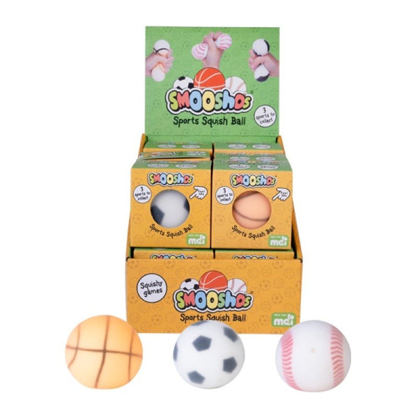 Smooshos Squishy Sports Ball (SENT AT RANDOM) - NuSea