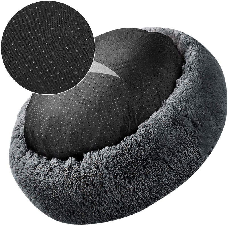 Soft Dog Bed Round Washable Plush Pet Kennel Cat Bed Mat Sofa Large 70cm - NuSea