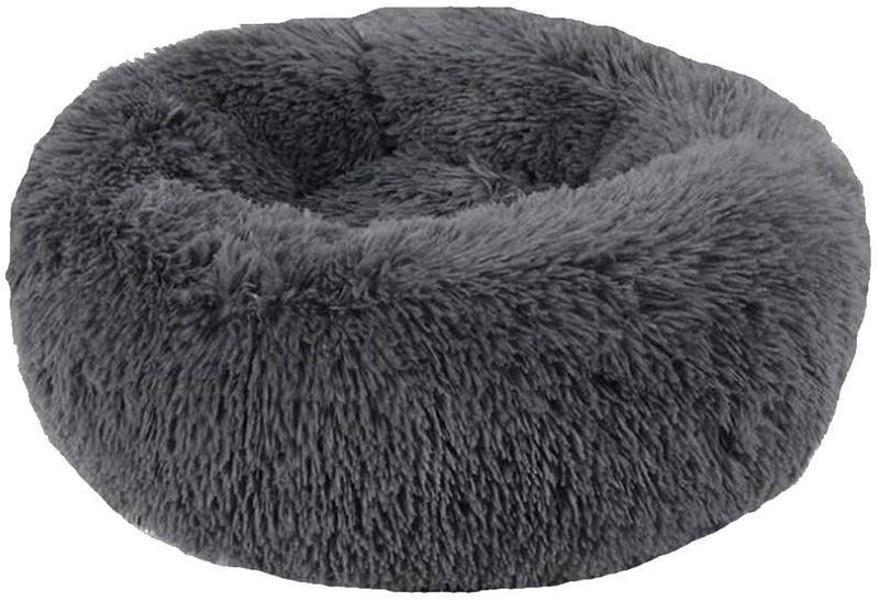 Soft Dog Bed Round Washable Plush Pet Kennel Cat Bed Mat Sofa Large 70cm - NuSea