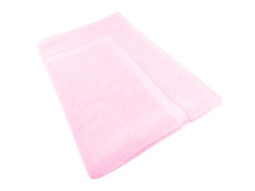 softouch ultra light quick dry premium cotton bath mat 900gsm baby pink - NuSea