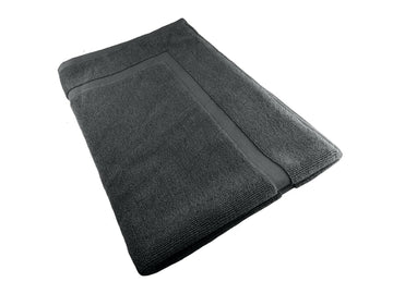 softouch ultra light quick dry premium cotton bath mat 900gsm charcoal - NuSea