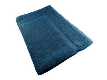 softouch ultra light quick dry premium cotton bath mat 900gsm teal - NuSea