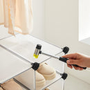 SONGMICS 15 Slot Storage Shelf Customizable Design Rectangular Storage Organiser White - NuSea