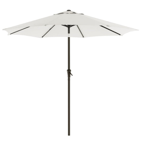 SONGMICS 2.7m Patio Outdoor Table Umbrella White - NuSea