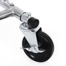 SONGMICS Metal Clothes Rack Stand on Wheels Heavy Duty Silver - NuSea