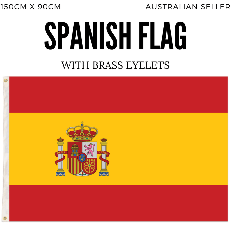 Spain Spanish Country Flag Heavy Duty Outdoor España - 150cm x 90cm - NuSea