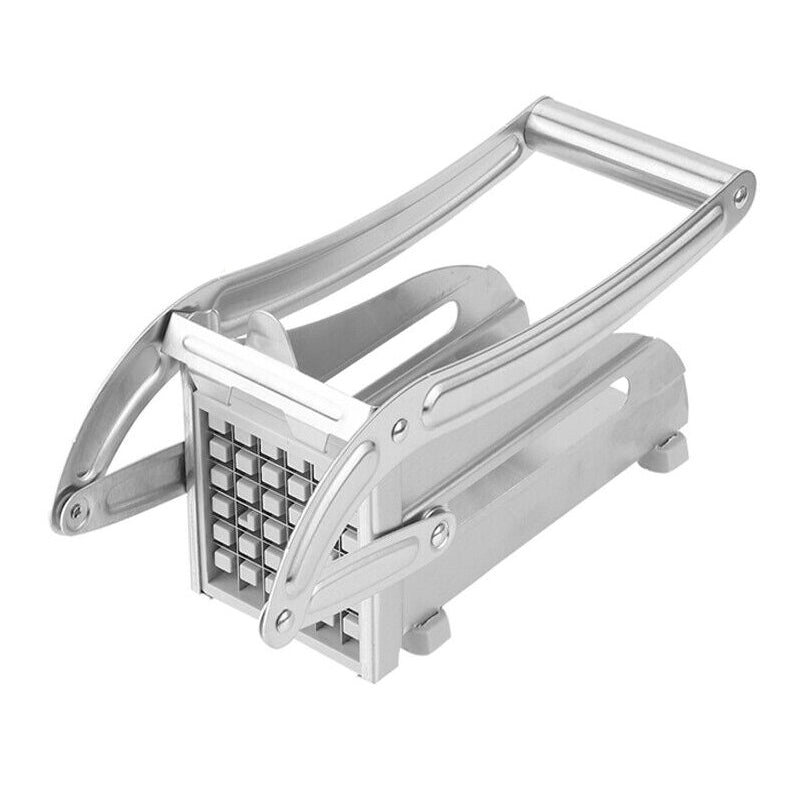 Stainless Steel French Fry Maker Vegetable Cutter with 2 Blades - NuSea