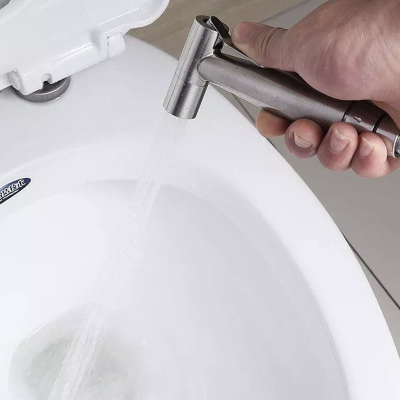 Stainless Steel Handheld Douche Bidet Toilet Sprayer Bathroom Accessory - NuSea