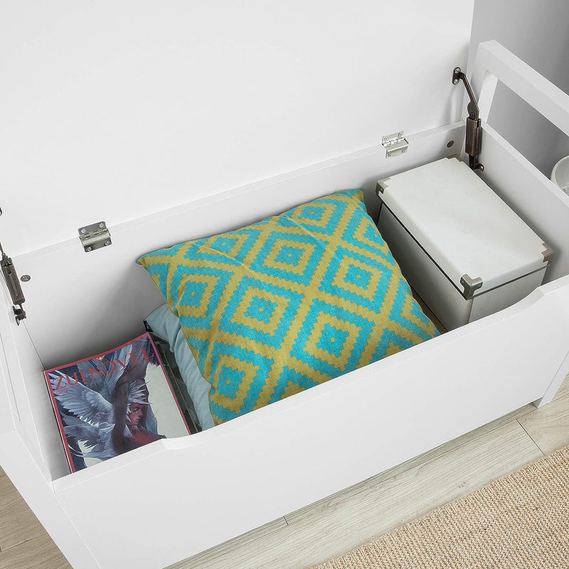 Storage Bench Lift Up Top Padded Seat Toy Box - NuSea