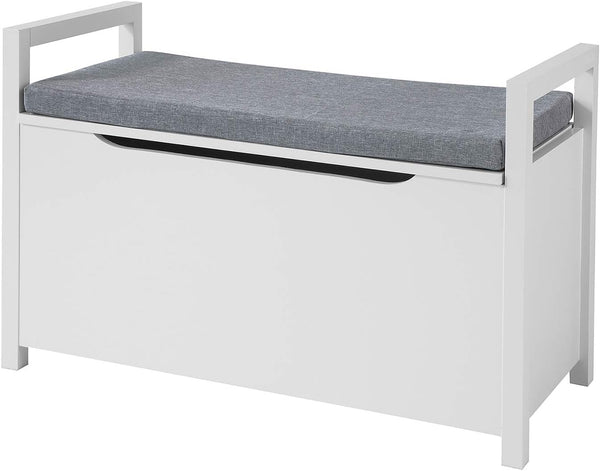 Storage Bench Lift Up Top Padded Seat Toy Box - NuSea