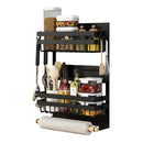 STORFEX 2 Layer Magnetic Spice Rack Refrigerator Shelf - NuSea