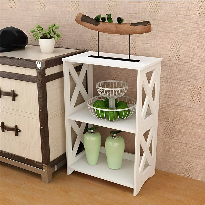 STORFEX 2 Tier End Bedside Table - NuSea