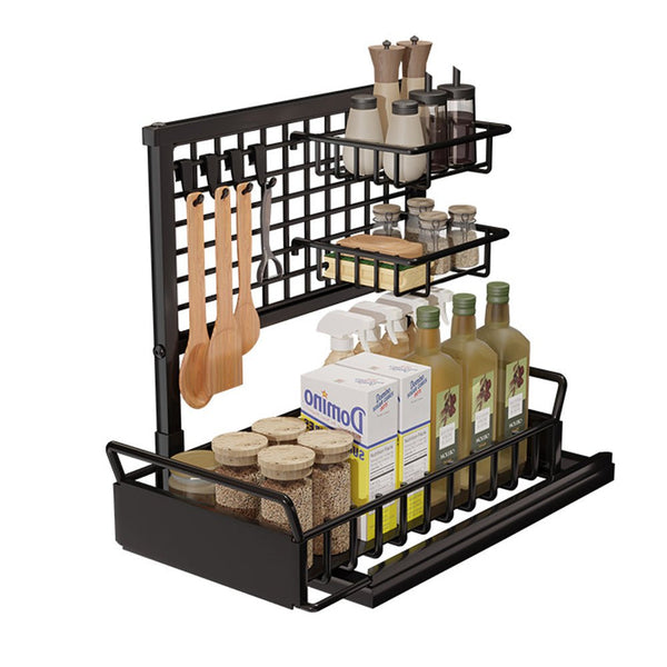 STORFEX 2 - Tier Pull Out Cabinet Organizer Under Sink Rack - NuSea