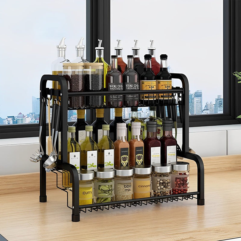 STORFEX 2 Tier Spice Racks Countertop Organizer - NuSea