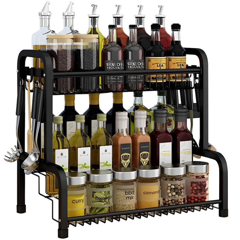 STORFEX 2 Tier Spice Racks Countertop Organizer - NuSea