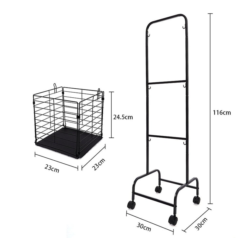 STORFEX 3 - Tier Kitchen Storage Rack Removable Vegetable Cart - NuSea