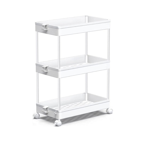 STORFEX 3 - Tier Storage Rolling Cart - Organization Utility Cart - NuSea