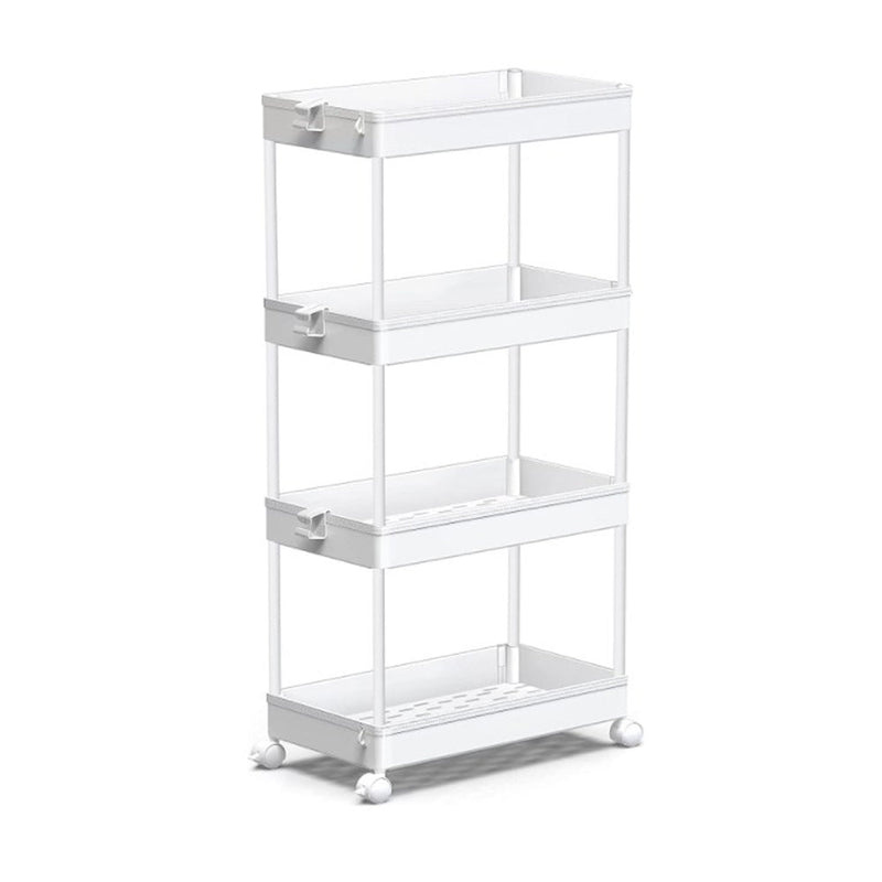 STORFEX 4 - Tier Storage Rolling Cart - Organization Utility Cart - NuSea