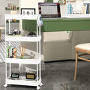 STORFEX 4 - Tier Storage Rolling Cart - Organization Utility Cart - NuSea