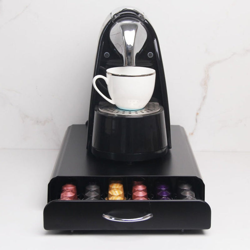 STORFEX 60pcs Nespresso Capsule Drawer Pod Holder - Coffee Machine Stand - NuSea