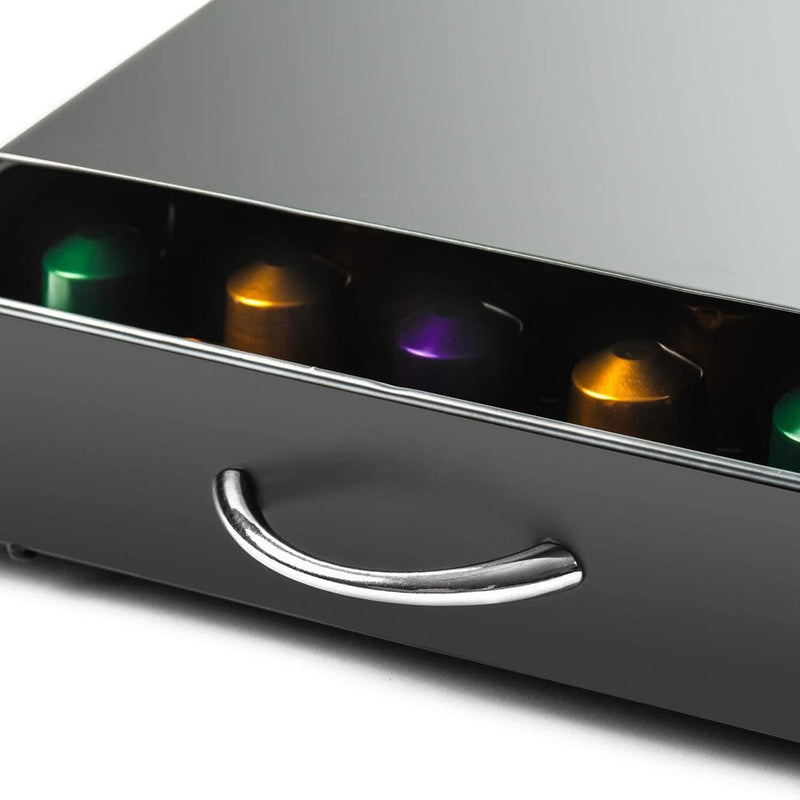 STORFEX 60pcs Nespresso Capsule Drawer Pod Holder - Coffee Machine Stand - NuSea