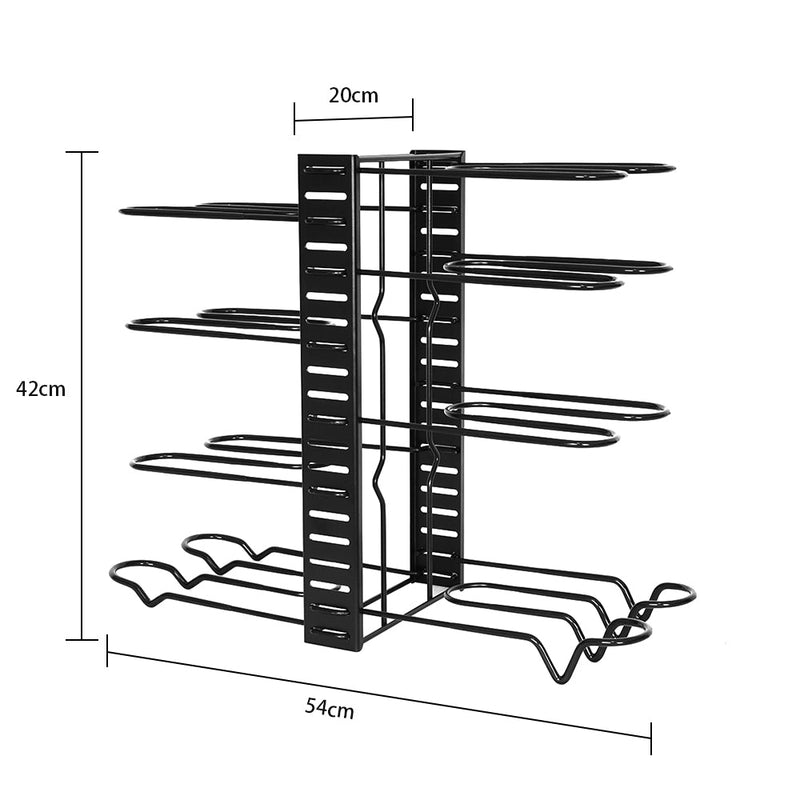 STORFEX 8 Tiers Pots and Pans Organizer - NuSea