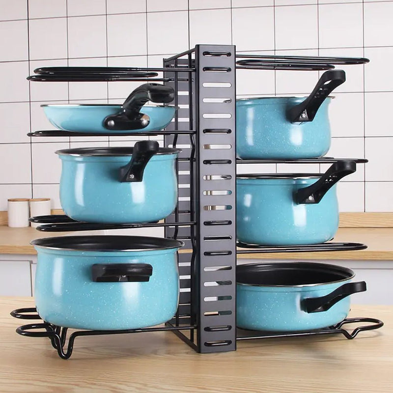 STORFEX 8 Tiers Pots and Pans Organizer - NuSea