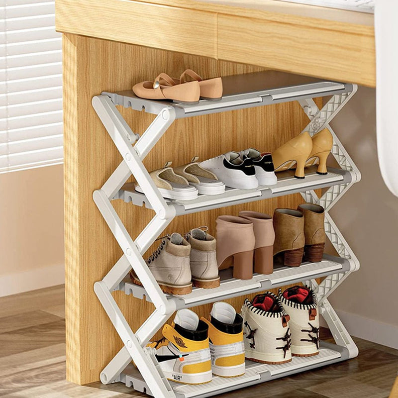 STORFEX Dual Modes Placement Folding Shoe Rack - NuSea