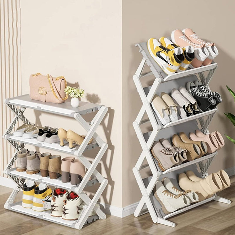 STORFEX Dual Modes Placement Folding Shoe Rack - NuSea