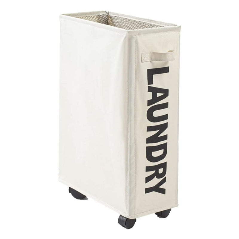 STORFEX Foldable Laundry Basket with Wheels - NuSea