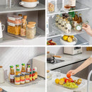 STORFEX Rectangular 360° Turntable Lazy Susan - Optimize Your Fridge Storage - NuSea