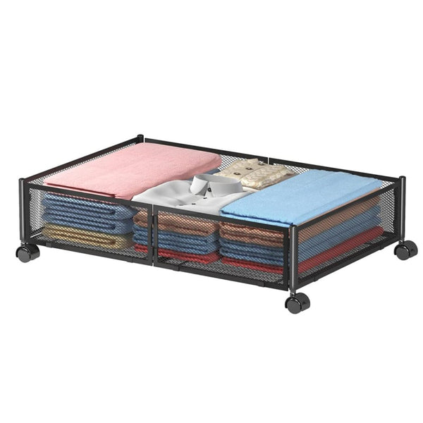 STORFEX Under - the - Bed Storage Organizer with Wheels - NuSea