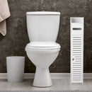 STORFEX Waterproof Bathroom Storage Corner Floor Cabinet with Doors and Shelves - NuSea