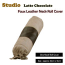 Studio Latte Chocolate Faux Leather - Neckroll Cover - NuSea