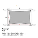 Summer UV Block Sun Shade Sail Cover for Patio Garden Sandbox - NuSea