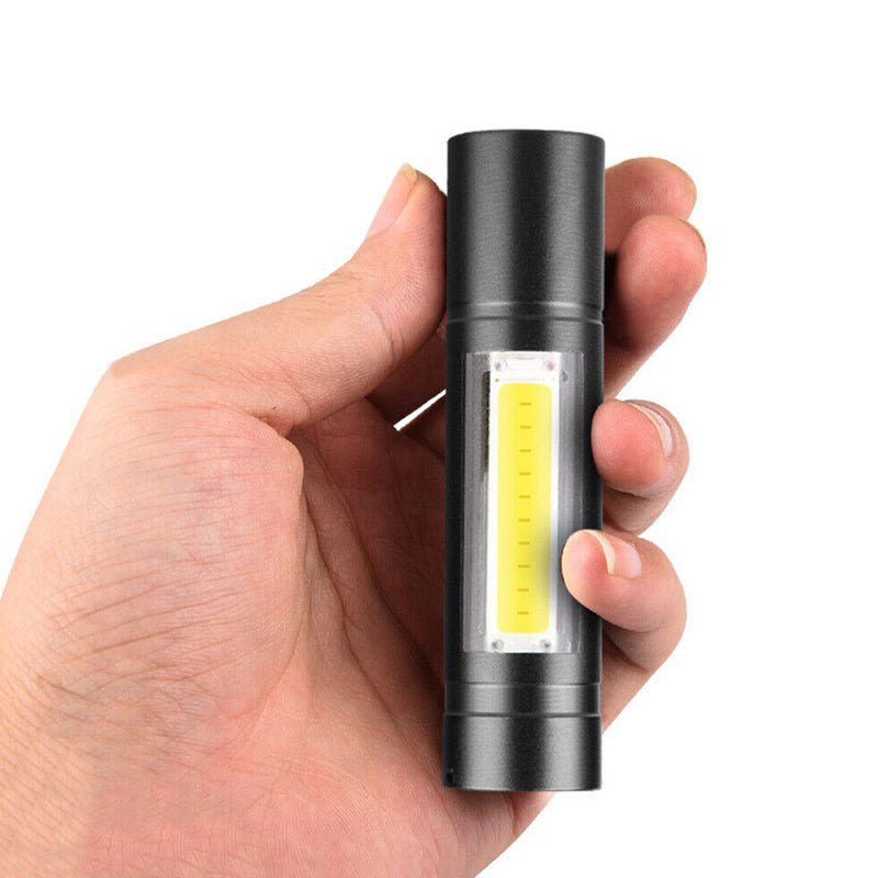 Super Bright Camping Torch Lamp COB Mini LED Flashlight USB Charging - NuSea