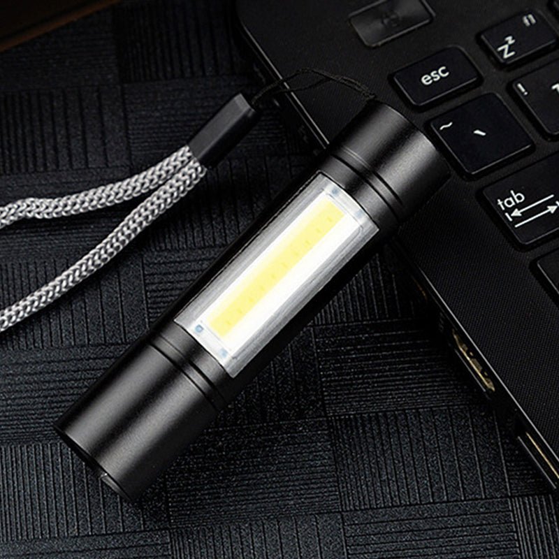 Super Bright Camping Torch Lamp COB Mini LED Flashlight USB Charging - NuSea