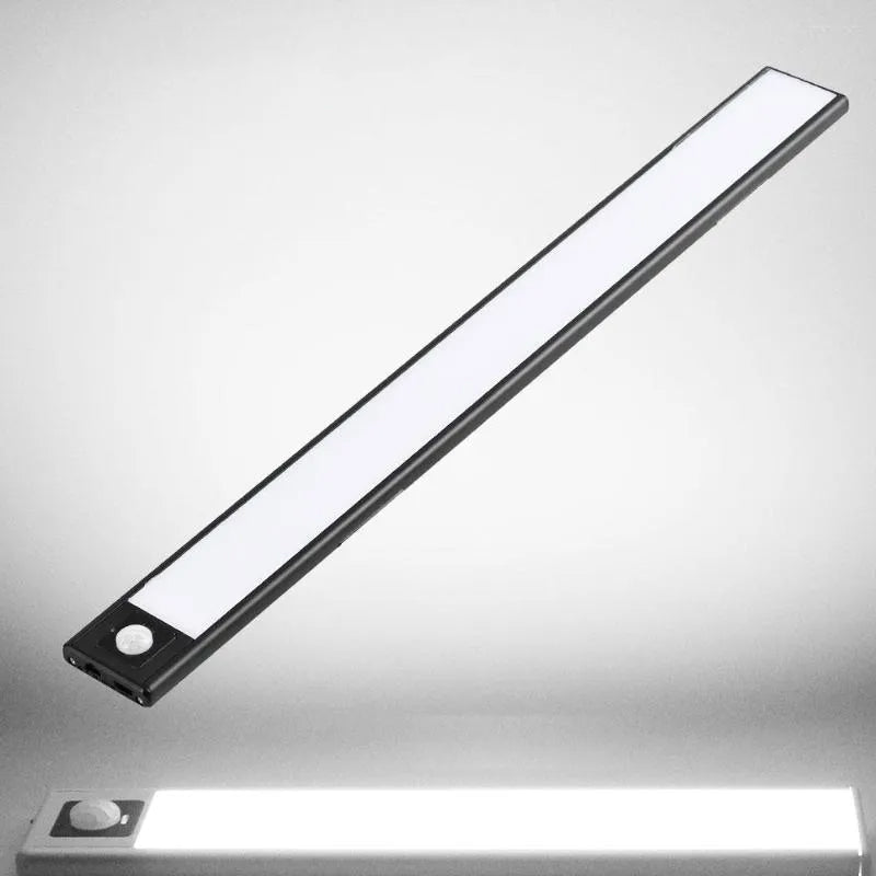 Super Slim LED Motion Sensor Under Closet Cabinet Magnetic Lamp - USB Charging - NuSea