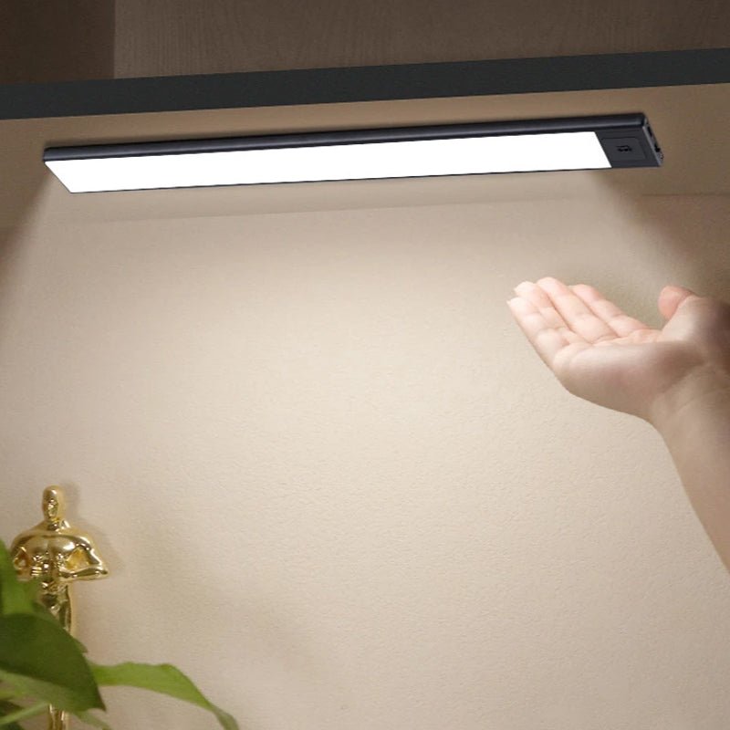 Super Slim LED Motion Sensor Under Closet Cabinet Magnetic Lamp - USB Charging - NuSea