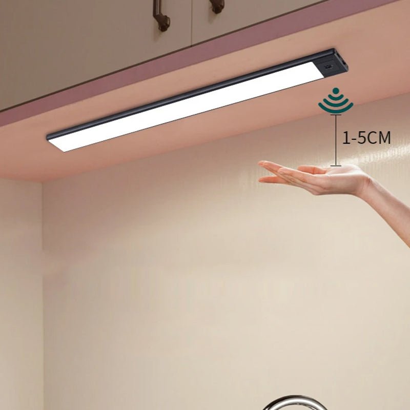 Super Slim LED Motion Sensor Under Closet Cabinet Magnetic Lamp - USB Charging - NuSea