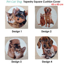 Tapestry Pet Cat Dog Square Cushion Cover Design 4 - NuSea