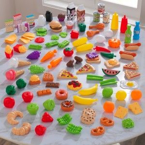 Tasty Treats Play Food Set for kids (115 pcs) - NuSea