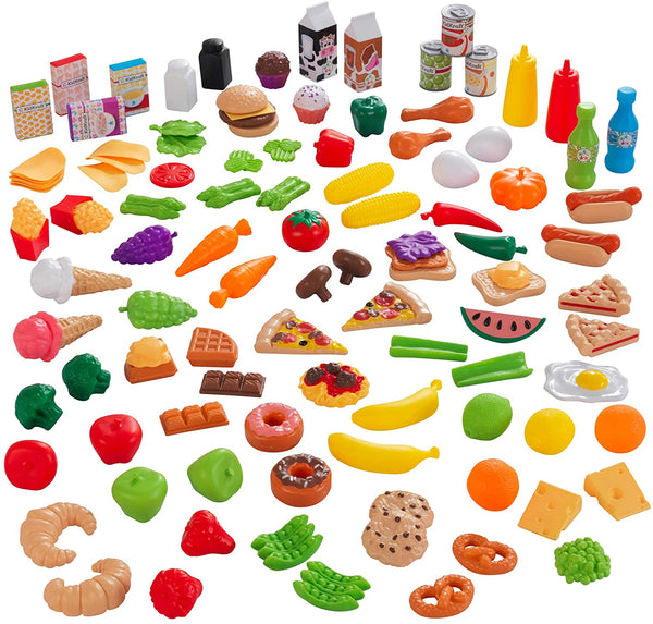 Tasty Treats Play Food Set for kids (115 pcs) - NuSea