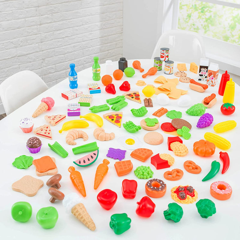 Tasty Treats Play Food Set for kids (115 pcs) - NuSea