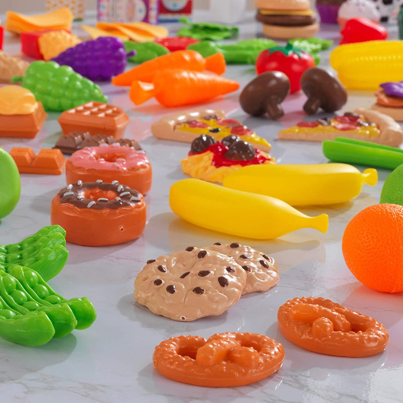 Tasty Treats Play Food Set for kids (115 pcs) - NuSea