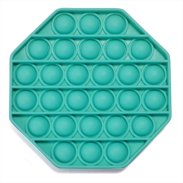 Teal Octagon Push And Pop - NuSea