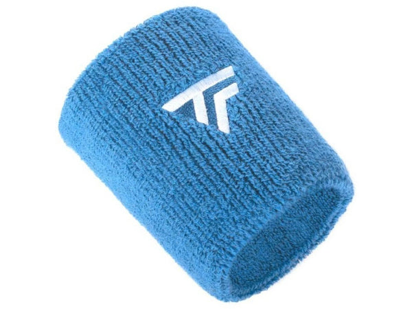 Tecnifibre Tennis XL Wristband Wrist Bands Sweatband Sport Squash Cotton - Azur - NuSea